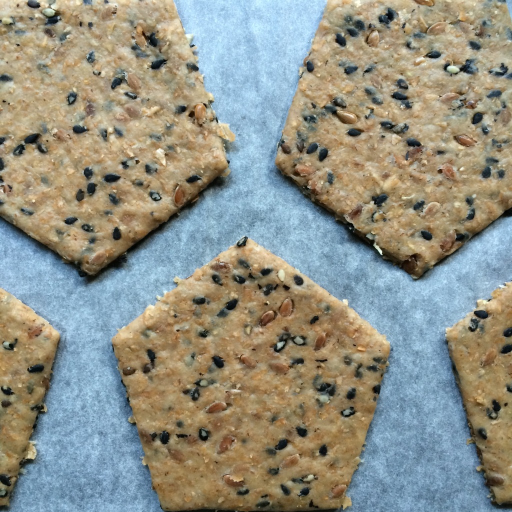 Healthy crackers before cooking